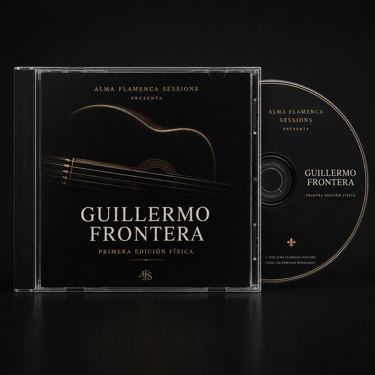 Primera edición física en CD de Guillermo Frontera